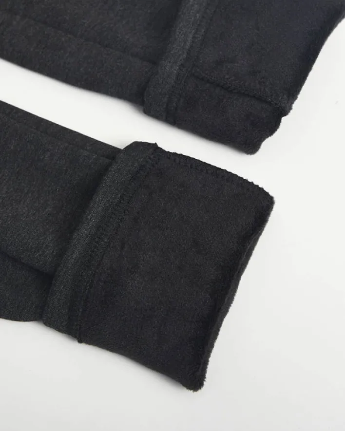 Legginsy / Tregginsy^Royalfashion Granatowe legginsy damskie z ociepleniem Granatowy