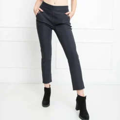 Legginsy / Tregginsy|Plus Size^Royalfashion Granatowe tregginsy damskie w kratę PLUS SIZE