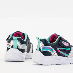 Dziewczęce^Royalfashion Granatowo - miętowe buty sportowe dziewczęce Mikorasi Granatowy