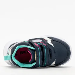 Dziewczęce^Royalfashion Granatowo - miętowe buty sportowe dziewczęce Mikorasi Granatowy