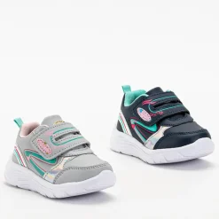 Dziewczęce^Royalfashion Granatowo - miętowe buty sportowe dziewczęce Mikorasi Granatowy