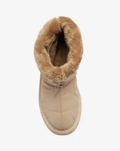 Śniegowce^Royalfashion Jasnobrązowe damskie ocieplane buty a'la śniegowce Kaliolen jasny brązowy