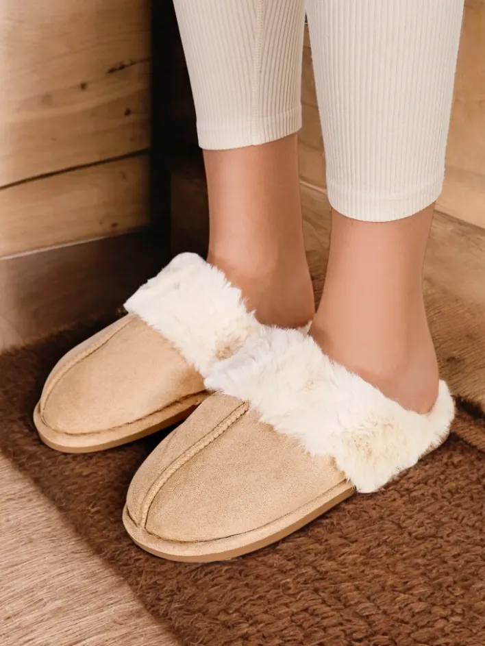 Kapcie^Royalfashion Kapcie damskie Lorin brązowy