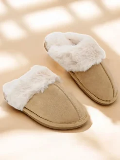 Kapcie^Royalfashion Kapcie damskie Lorin brązowy