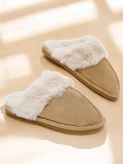 Kapcie^Royalfashion Kapcie damskie Lorin brązowy