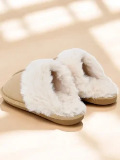 Kapcie^Royalfashion Kapcie damskie Lorin brązowy