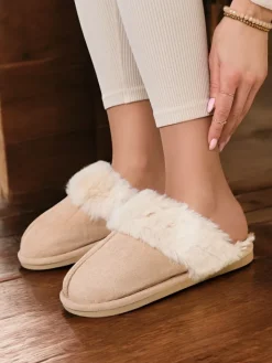 Kapcie^Royalfashion Kapcie damskie Lorin beżowy