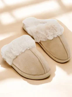 Kapcie^Royalfashion Kapcie damskie Lorin beżowy