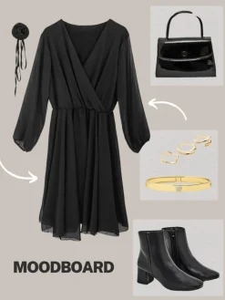 Sukienki Krótkie|Sukienki Na Imprezę^Royalfashion Klasyczna damska sukienka do kolana czarny