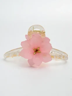 Akcesoria Do Włosów^Royalfashion Klips do włosów z kwiatem różowy