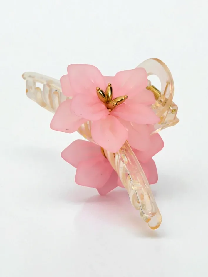 Akcesoria Do Włosów^Royalfashion Klips do włosów z kwiatem różowy