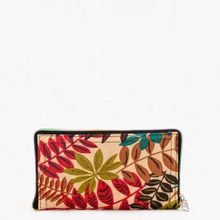 Materiałowe|Torebki Shoppers^Royalfashion Kolorowa torba na zakupy w liście brązowy