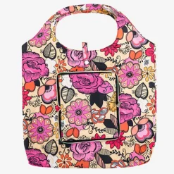 Materiałowe|Torebki Shoppers^Royalfashion Kolorowa torba na zakupy w kwiatki żółty