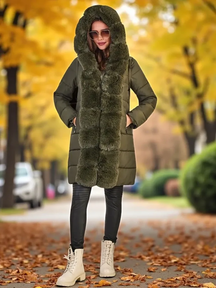 Kurtki / Marynarki / Płaszcze^Royalfashion Kurtka damska z odpinanymi rękawami zielony