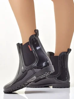 Kalosze Lakierowane^Royalfashion Lakierowane damskie kalosze Rissma