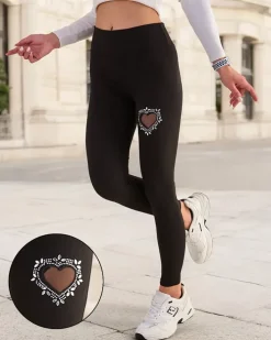 Spodnie Dresowe^Royalfashion Legginsy damskie różowy