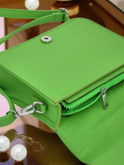 Małe Torebki^Royalfashion Mała damska torebka z eko skóry Vintage Moderno zielony