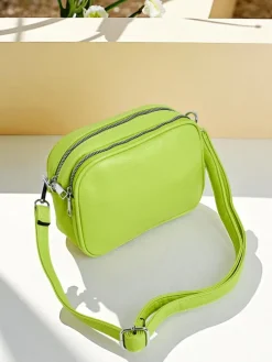 Małe Torebki^Royalfashion Mała damska torebka z eko skóry Vita Serena zielony