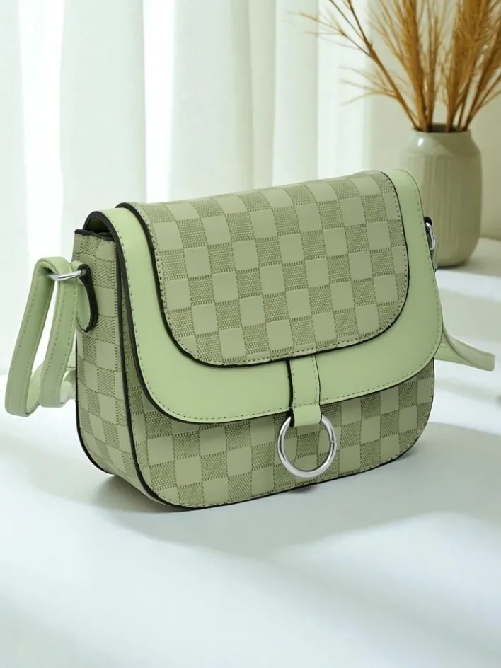 Małe Torebki^Royalfashion Mała damska torebka z eko skóry Emily Grace zielony