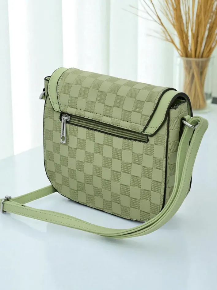 Małe Torebki^Royalfashion Mała damska torebka z eko skóry Emily Grace zielony