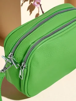 Małe Torebki^Royalfashion Mała damska torebka z eko skóry Vita Serena zielony