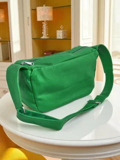 Małe Torebki^Royalfashion Mała damska torebka z eko skóry Lyra Vell zielony