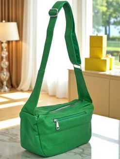 Małe Torebki^Royalfashion Mała damska torebka z eko skóry Lyra Vell zielony