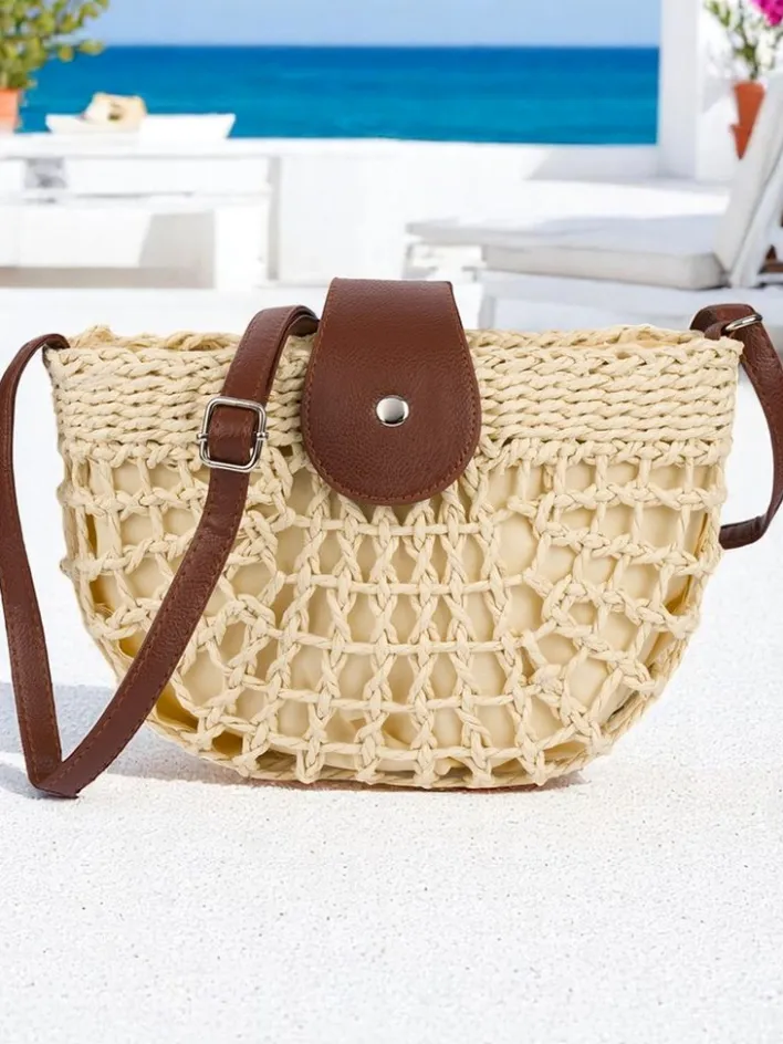 Wiklinowe I Słomiane^Royalfashion Mała słomiana torebka damska Boho Mini