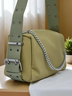 Małe Torebki^Royalfashion Mała torebka damska z eko skóry Ivy Grace zielony