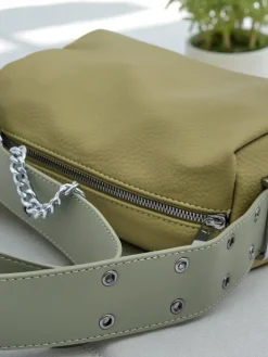 Małe Torebki^Royalfashion Mała torebka damska z eko skóry Ivy Grace zielony