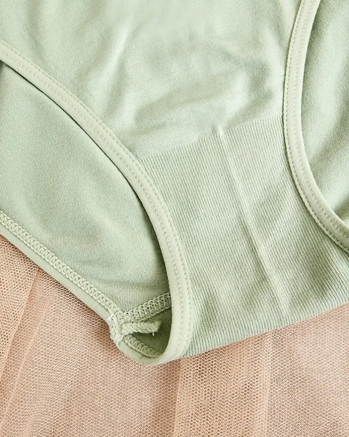 Figi^Royalfashion Majtki damskie typu figi zielony