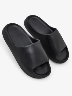 Klapki^Royalfashion Męskie gumowe klapki Izeld czarny