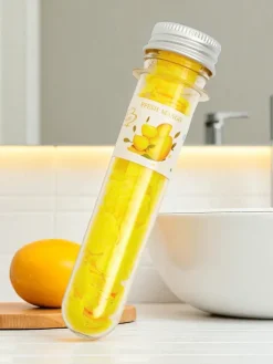 Artykuły Chemiczne|Higiena I Zdrowie^Royalfashion Mydełko papierowe do podróży w gwiazdki Mango żółty