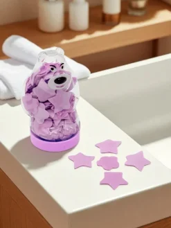 Artykuły Chemiczne|Higiena I Zdrowie^Royalfashion Mydełko papierowe do podróży w gwiazdki fioletowy