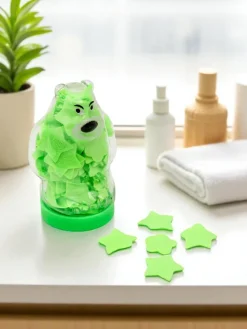 Artykuły Chemiczne|Higiena I Zdrowie^Royalfashion Mydełko papierowe do podróży w gwiazdki zielony