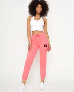 Spodnie Dresowe^Royalfashion owe różowe damskie spodnie dresowe neon