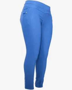 Legginsy / Tregginsy|Plus Size^Royalfashion Niebieskie damskie spodnie typu tregginsy PLUS SIZE kobaltowy