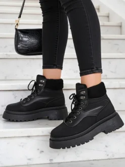 Śniegowce|Botki Z Grubym Ociepleniem^Royalfashion Śniegowce damskie Dabendas czarny