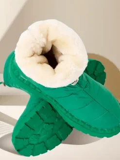 Śniegowce|Botki Z Delikatnym Ociepleniem^Royalfashion Śniegowce damskie Eloig zielony
