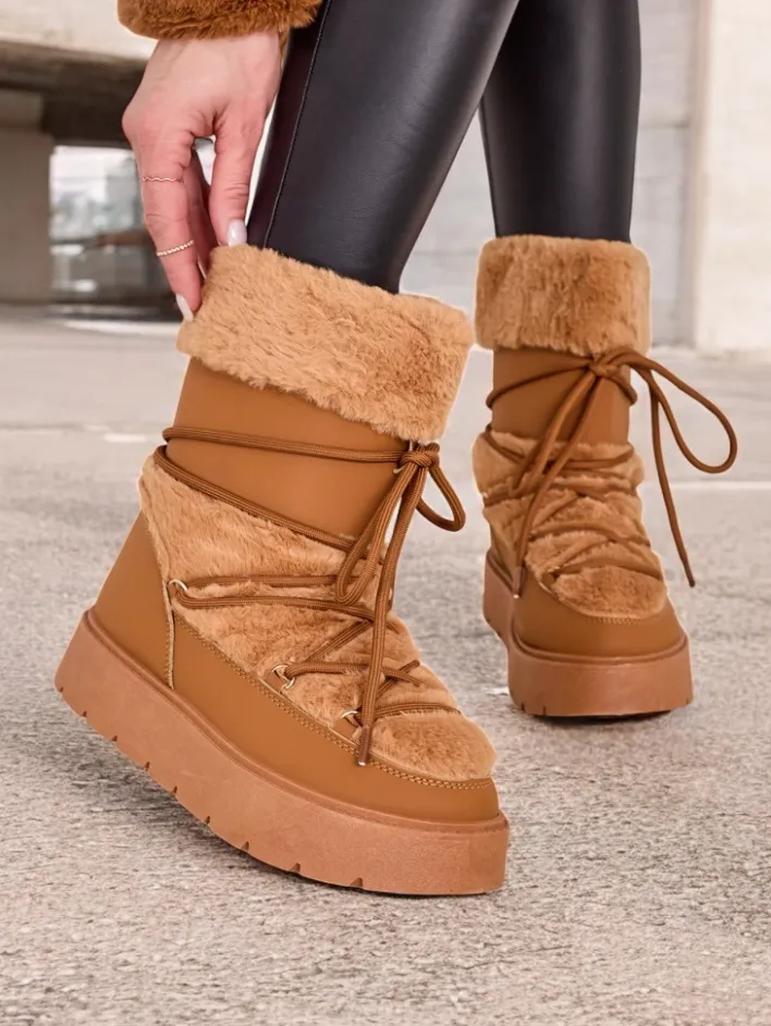 Śniegowce|Nowość^Royalfashion Śniegowce damskie Volio Camel