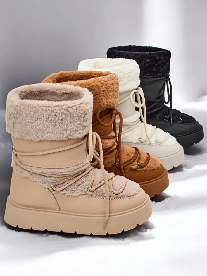 Śniegowce|Nowość^Royalfashion Śniegowce damskie Volio Camel