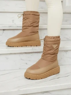 Śniegowce|Botki Z Grubym Ociepleniem^Royalfashion Śniegowce damskie Yoppella brązowy