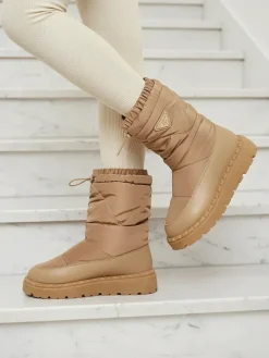 Śniegowce|Botki Z Grubym Ociepleniem^Royalfashion Śniegowce damskie Yoppella brązowy