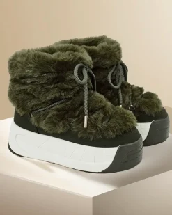 Śniegowce^Royalfashion Śniegowce damskie Rozuri zielony