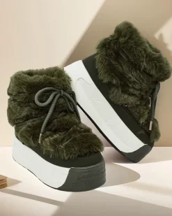 Śniegowce^Royalfashion Śniegowce damskie Rozuri zielony