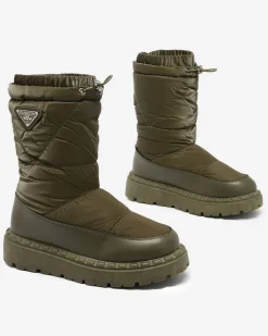 Śniegowce|Botki Z Grubym Ociepleniem^Royalfashion Śniegowce damskie Yoppella zielony