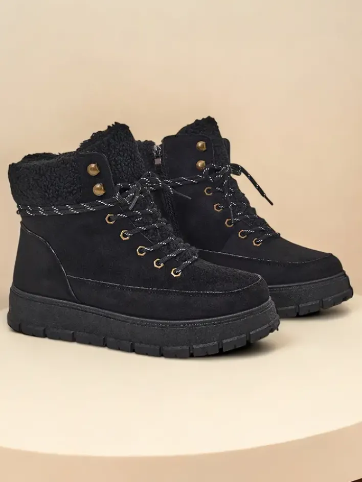 Śniegowce|Trapery^Royalfashion Śniegowce damskie Bomion czarny