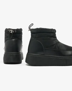 Śniegowce|Botki Z Grubym Ociepleniem^Royalfashion Śniegowce damskie w m kolorze Fopinia czarny