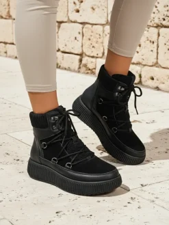 Śniegowce|Trapery^Royalfashion Śniegowce damskie Dasendas czarny