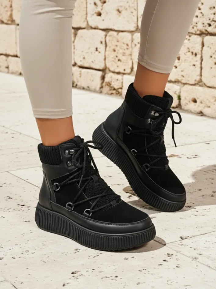 Śniegowce|Trapery^Royalfashion Śniegowce damskie Dasendas czarny